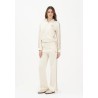 CALVIN KLEIN STRETCH TERRY TRACK PANT ANTIQUE WHITE LV047E225G-YAC