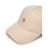 TOMMY HILFIGER MONOGRAM JACQ CAP ECRU AW0AW18331-AA8
