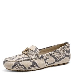 TAMARIS LEATHER LOAFERS BEIGE SNAKE 1-24630-44-483