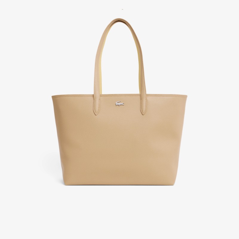 LACOSTE ZIPPED SHOPPING BAG VIENNOIS SOJA NF4823AA-T36