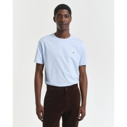 GANT REG SHIELD SS T-SHIRT  FRESH BLUE 2003184-457
