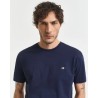 GANT REG SHIELD SS T-SHIRT  EVENING BLUE 2003184-433