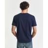 GANT REG SHIELD SS T-SHIRT  EVENING BLUE 2003184-433
