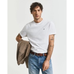 GANT REG SHIELD SS T-SHIRT  WHITE 2003184-110