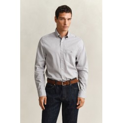 GANT REGULAR CLASSIC POPLIN SHIRT PEWTER GREY 3000100-032