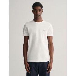 GANT SLIM PIQUE SS T-SHIRT EGGSHELL 2013033-113