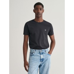 GANT SLIM PIQUE SS T-SHIRT BLACK 2013033-005