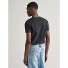 GANT SLIM PIQUE SS T-SHIRT BLACK 2013033-005