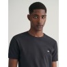 GANT SLIM PIQUE SS T-SHIRT BLACK 2013033-005