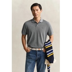 GANT 2 TONE SS POLO EVENING BLUE 2014102-433