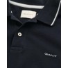 GANT TIPPING SS PIQUE POLO BLACK 2062034-005