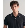 GANT TIPPING SS PIQUE POLO BLACK 2062034-005