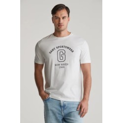 GANT GRAPHIC SS T-SHIRT EGGSHELL 2003310-113