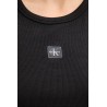 CALVIN KLEIN JEANS TOP A-WVN LBL 2X2 CTTN  BLACK LV047C201G-UB1