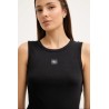 CALVIN KLEIN JEANS TOP A-WVN LBL 2X2 CTTN  BLACK LV047C201G-UB1