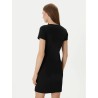 CALVIN KLEIN SS MONOLOGO BABY RIB MINI DRESS BLACK LV047F241G-UB1