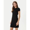 CALVIN KLEIN SS MONOLOGO BABY RIB MINI DRESS BLACK LV047F241G-UB1
