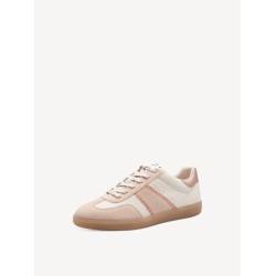 TAMARIS LEATHER SNEAKERS ROSE COMB 1-23624-43 596
