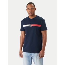TOMMY HILFIGER TJM REG SIGNATURE STRIPE T EXT DARK NIGHT NAVY DM0DM22539-C1G