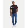 TOMMY HILFIGER TJM REG SIGNATURE STRIPE T EXT BLACK DM0DM22539-BDS