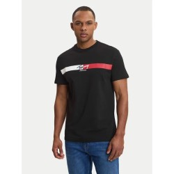 TOMMY HILFIGER TJM REG SIGNATURE STRIPE T EXT BLACK DM0DM22539-BDS
