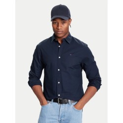 TOMMY HILFIGER TJM REG POPLIN SHIRT DARK NIGHT NAVY DM0DM22026-C1G