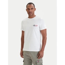 TOMMY HILFIGER TJM SLIM SIGN CHEST SS TEE EXT ECRU DM0DM22538-YBL