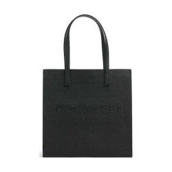 TED BAKER SOOCON CROSSHATCH LARGE ICON BAG BLACK 283998