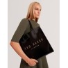 TED BAKER CRINKON CRINKLE LARGE ICON BAG BLACK 283875