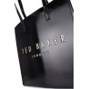 TED BAKER CRINKON CRINKLE LARGE ICON BAG BLACK 283875