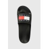 TOMMY HILFIGER JEANS POOL SLIDE ESS BLACK EM0EM01191-BDS