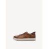 TAMARIS LEATHER SNEAKERS LOW COGNAC 1-13620-46-305