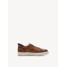 TAMARIS LEATHER SNEAKERS LOW COGNAC 1-13620-46-305