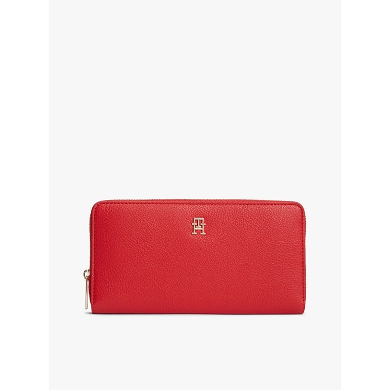 TOMMY HILFIGER WALLET ICON LRG ZA RED AW0AW18483-XLG