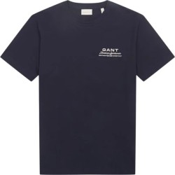 GANT SMALL GRAPHIC SS TSHIRT EVENING BLUE 2003409-433
