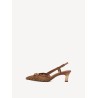 TAMARIS SLING PUMPS COGNAC 1-29634-44-305