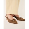 TAMARIS SLING PUMPS COGNAC 1-29634-44-305