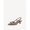 TAMARIS SLING PUMPS BLACK COMB 1-29512-46-098