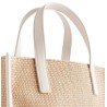 TED BAKER PAOLINA FAUX RAFFIA SMALL ICON IVORY BAG 284037