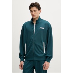 GUESS LANSA FULL ZIP SWEATSHIRT GREEN Z6RQ06KD482-A745