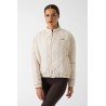 GUESS CECILIA PUFFER QUILTED JACKET ECRU V6RL03WL132-G1FV