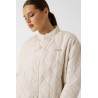 GUESS CECILIA PUFFER QUILTED JACKET ECRU V6RL03WL132-G1FV