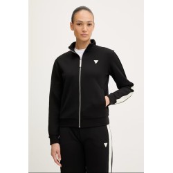 GUESS MARLENE FULL ZIP SWEATSHIRT BLACK V6RQ09KCYF2-JBLK