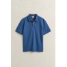 GANT REG CONTRAST PIQUE SS POLO VINTAGE BLUE 261-2062026-442