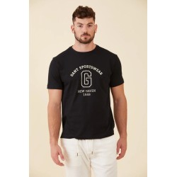 GANT GRAPHIC SS T-SHIRT BLACK 2003310-005