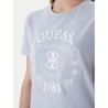 GUESS MADDALENA CN SS T-SHIRT LIGHT BLUE V6RI12J1314-G7HP