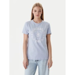 GUESS MADDALENA CN SS T-SHIRT LIGHT BLUE V6RI12J1314-G7HP
