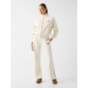 GUESS GEORGIA HIGH NECK PULL-ZIP SWEATSHIRT ECRU V6RQ00KD852-G1O6