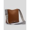 NOLAH HARRY BROWN-BEIGE SHOULDER BAG