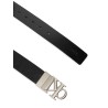 CALVIN KLEIN BUCKLE TUMBLED 35MM ADJ REV BLACK LV04D7049G-R2F